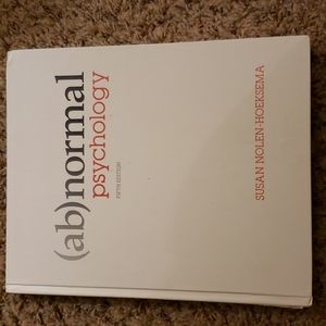 Abnormal Psychology fifth edition